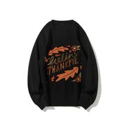 Damen Sweatshirt mit buntem Herbstmotiv und inspirierendem Schriftzug