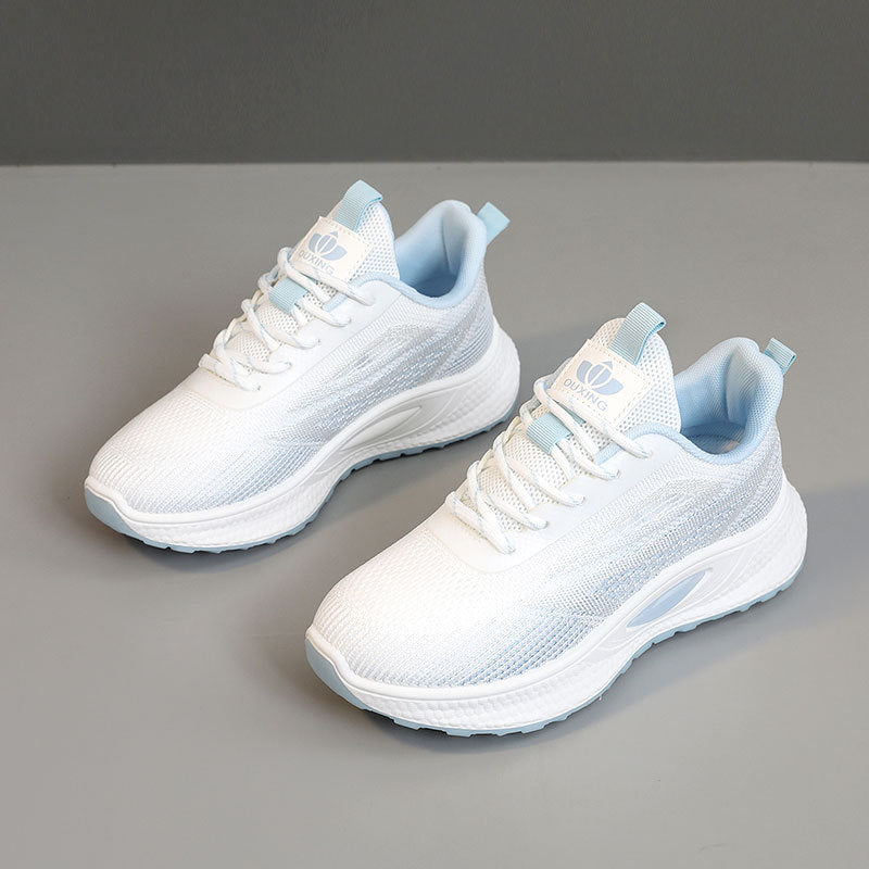Damen Atmungsaktive Freizeitschuhe mit dämpfender Laufsohle und elastischem Obermaterial
