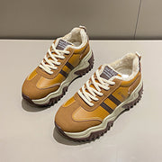 Damen modische Sneakers mit atmungsaktivem Mesh-Obermaterial und dämpfender Laufsohle
