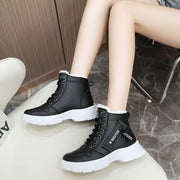Damen High-Top Sneakers mit warmem Fleece-Innenfutter und rutschfester Sohle