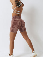 Athlina | Nahtlose High-Waist Scrunch-Shorts