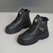 Damen Winterliche High-Top Boots mit kuscheligem Innenfutter und rutschfester Sohle