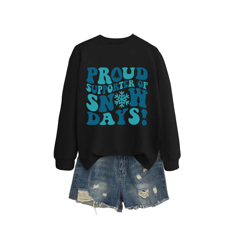 Damen Sweatshirt mit kreativem Aufdruck und lässigem Schnitt