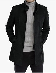 Herren eleganter multifunktionaler Langmantel Aliams