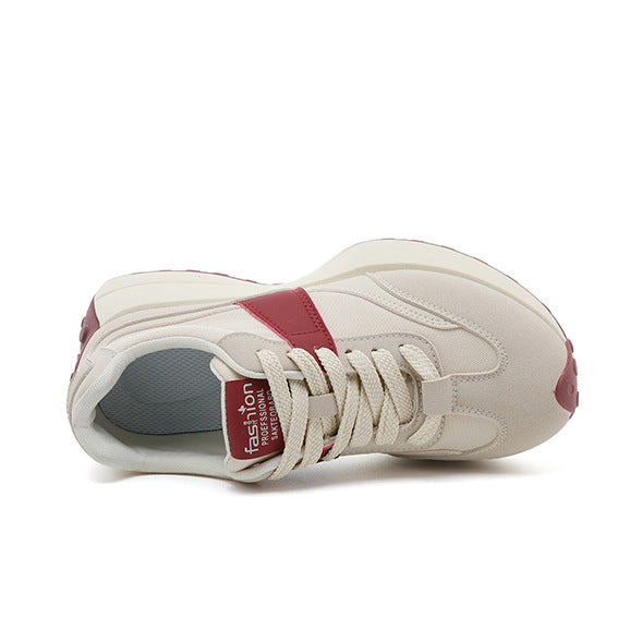 Damen modische Sneakers mit atmungsaktiver Oberfläche und dämpfender Sohle