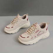 Damen modische und bequeme Sneakers mit atmungsaktiver Netzoberfläche