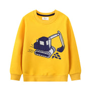 Unisex Sweatshirt mit lustigem Bagger-Design Drune