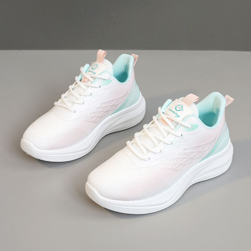 Damen Leichte und atmungsaktive Sport-Sneaker mit dämpfender Laufsohle