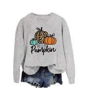 Damen Sweatshirt mit kreativem Herbstmotiv und lässigem Schnitt