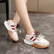 Damen Sportliche Chunky Sneakers mit rutschfester Sohle und atmungsaktiver Mesh-Oberfläche