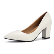 Damen Elegante Pumps Mit Blockabsatz – Klassische Bequeme Schuhe