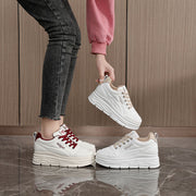 Damen modische Sneaker mit komfortabler Plattform-Sohle
