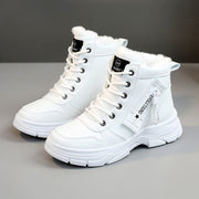 Damen High-Top Sneakers mit warmem Fleece-Innenfutter und rutschfester Sohle