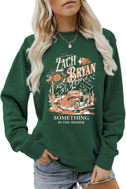 Damen Sweatshirt mit inspirierendem Vintage-Truck-Design