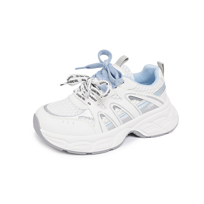 Damen Komfortable Lauf-Sneaker mit atmungsaktiver Netz-Oberfläche und dämpfender Sohle
