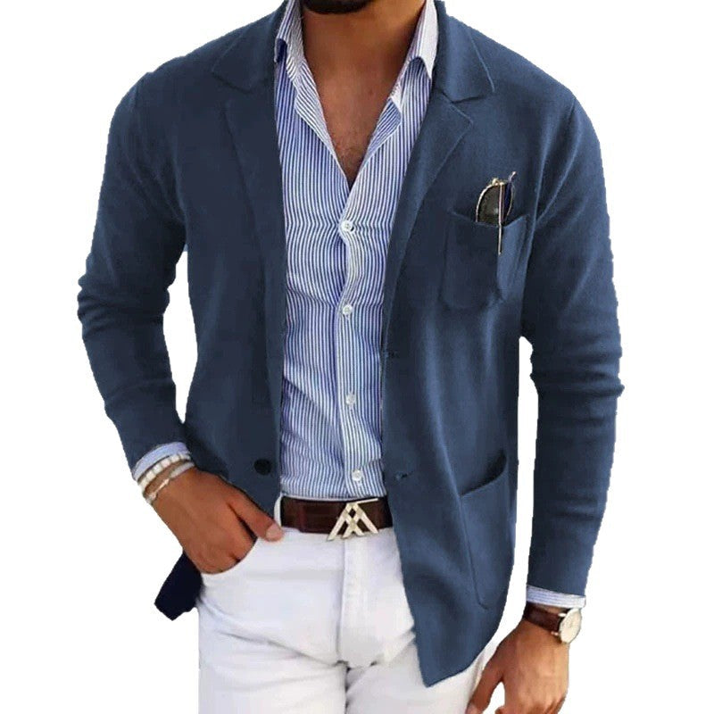 Herren modernes Strick-Sakkos Aliams