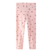 Mädchen Leggings mit zarten Blumenmustern Drune