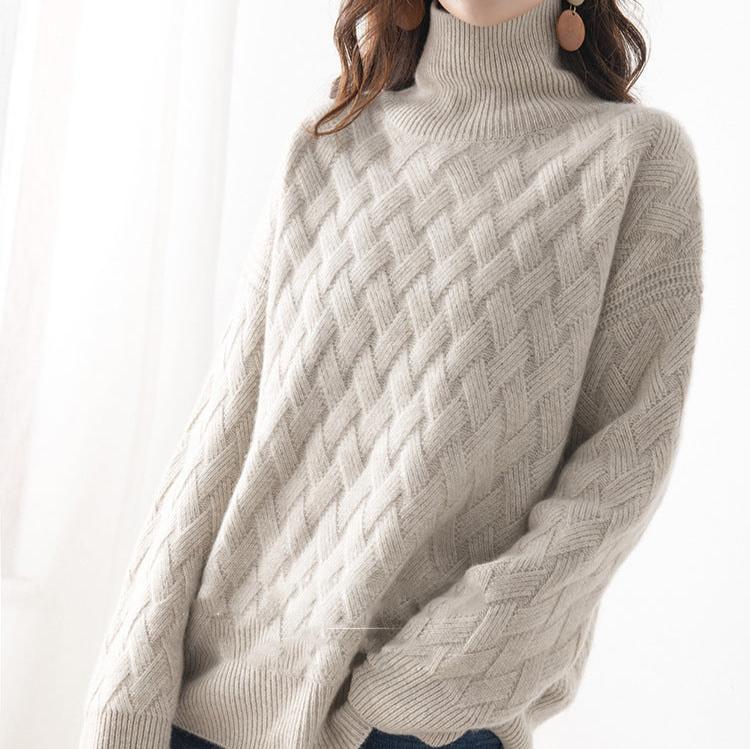 Sarah | Damen Rollkragenpullover für den Frühling