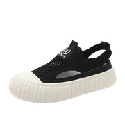 Damen Atmungsaktive Sommer-Slipper mit elastischem Einstieg und rutschfester Sohle