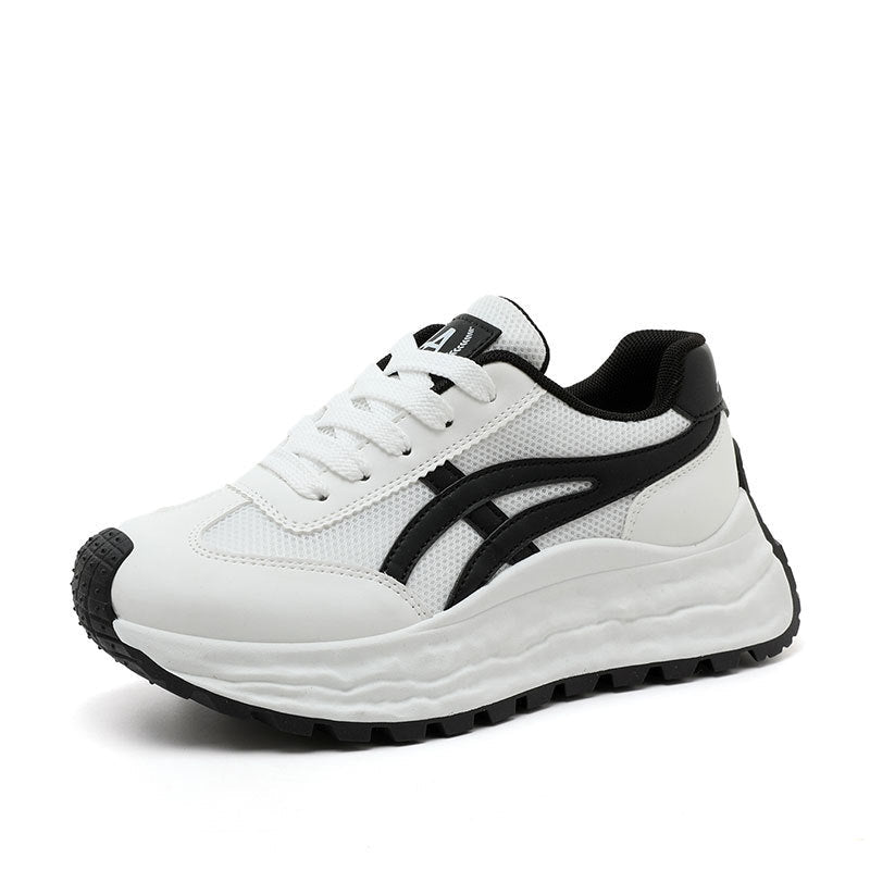 Damen moderne Sneaker mit atmungsaktiver Mesh-Oberfläche und dämpfender Laufsohle