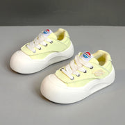 Damen sportive Sneakers mit strapazierfähigem Obermaterial und rutschfester Gummisohle