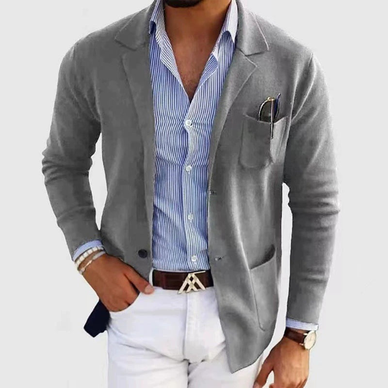 Herren modernes Strick-Sakkos Aliams