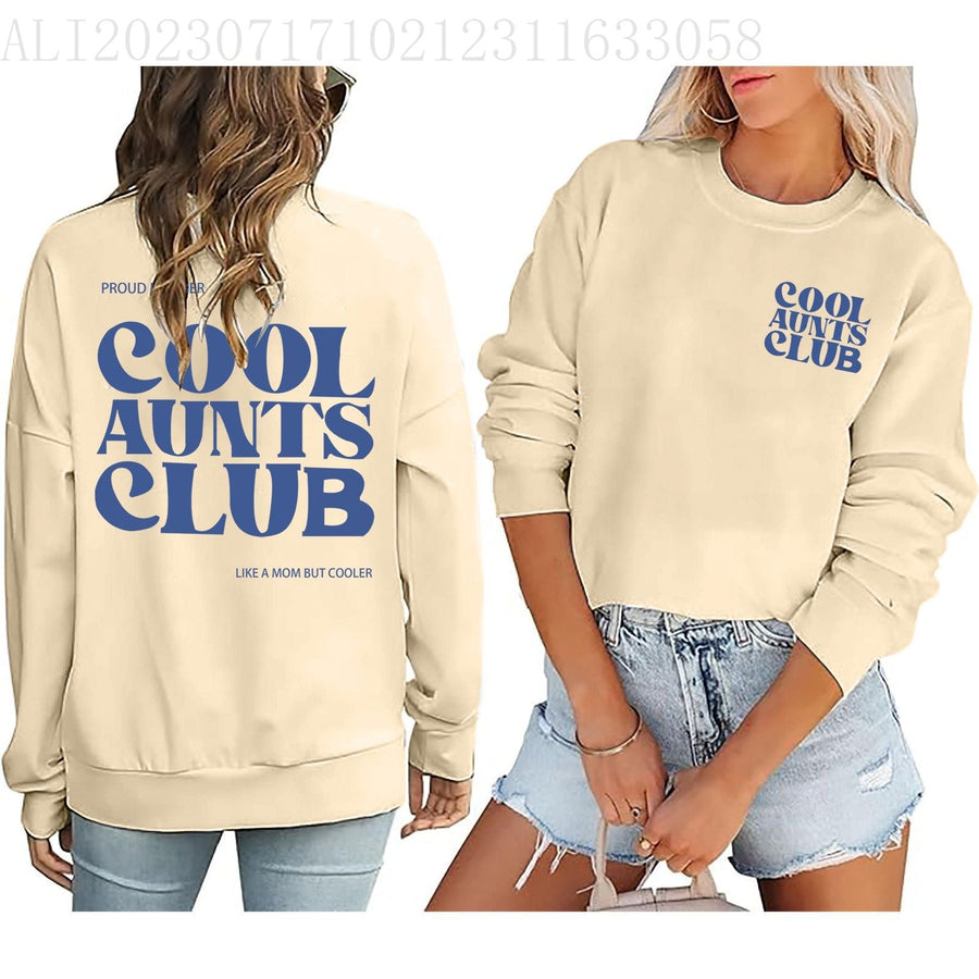 Damen Sweatshirt mit coolem Club-Motiv