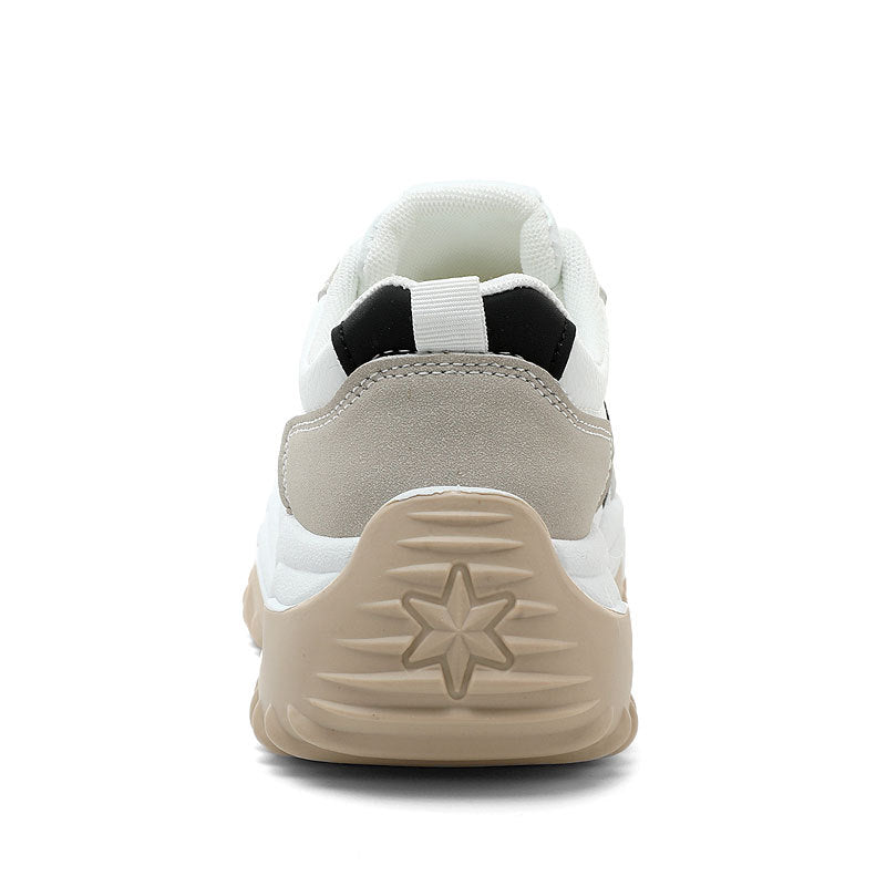 Damen Sportliche Sneaker mit atmungsaktiver Oberflächenstruktur und rutschfester Laufsohle