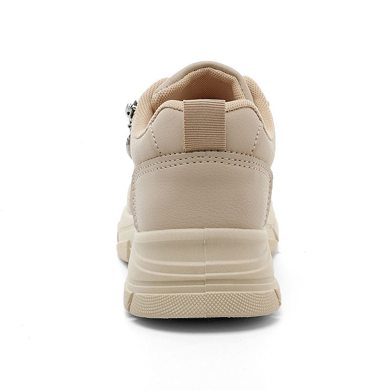 Damen Sportliche Sneaker mit trendiger Reißverschluss-Applikation und komfortabler Sohle