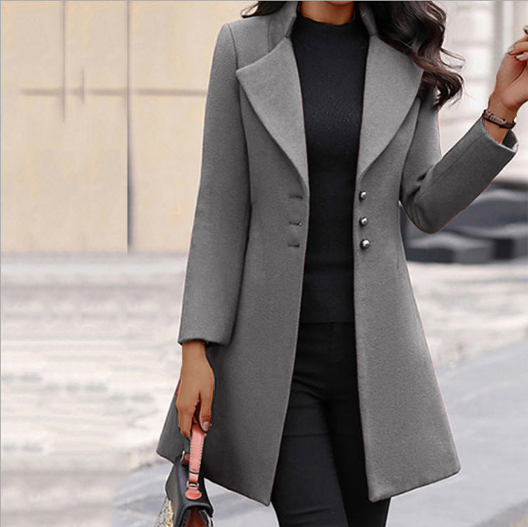 Damen Eleganter und zeitloser Mantel