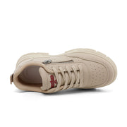 Damen Sportliche Sneaker mit trendiger Reißverschluss-Applikation und komfortabler Sohle
