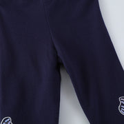Mädchen Leggings mit bunten Schleifen-Applikationen Drune