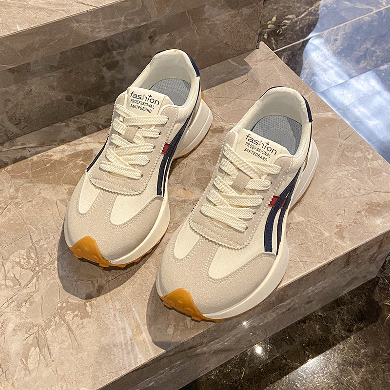 Damen modische Freizeitsneaker mit elastischem Obermaterial und dämpfender Laufsohle