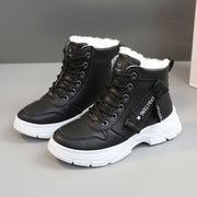 Damen High-Top Sneakers mit warmem Fleece-Innenfutter und rutschfester Sohle