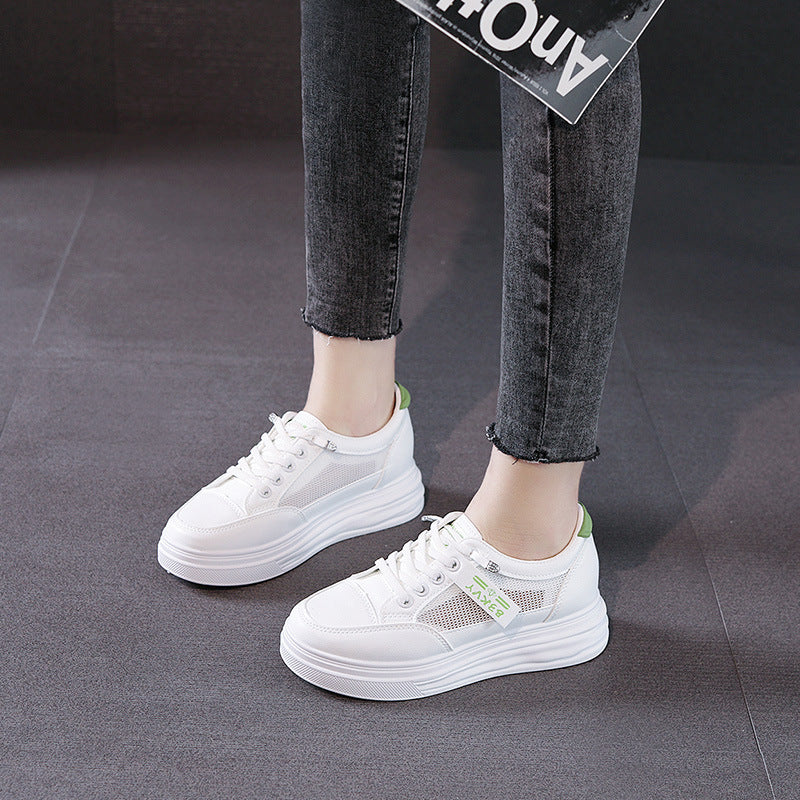 Damen Komfortable Sneaker mit atmungsaktivem Netz-Obermaterial und flexiblem Design