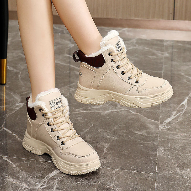 Damen gefütterte High-Top Sneaker