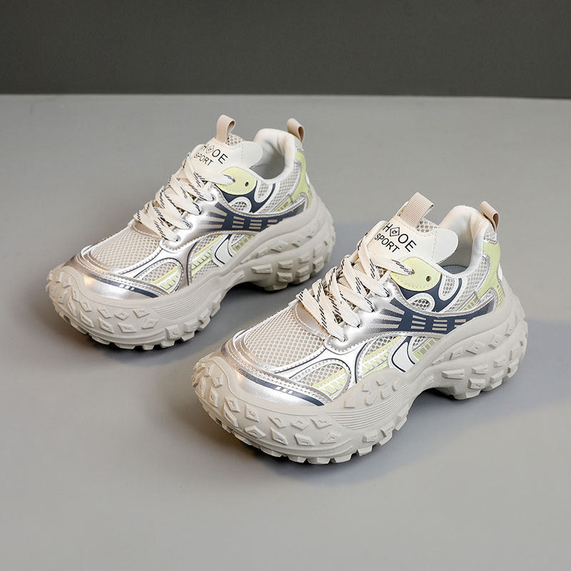 Damen sportliche Lauf-Sneaker mit stoßdämpfendem Komfort und atmungsaktiver Konstruktion