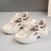 Damen Sportliche Chunky Sneakers mit atmungsaktiver Mesh-Oberfläche und stoßdämpfender Sohle