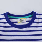 Unisex Baumwoll-T-Shirt mit buntem Baustellenmotiv Drune