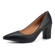 Damen Elegante Pumps Mit Blockabsatz – Klassische Bequeme Schuhe