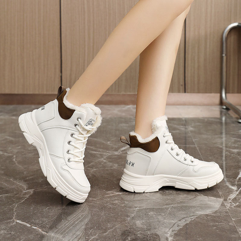 Damen gefütterte High-Top Sneaker