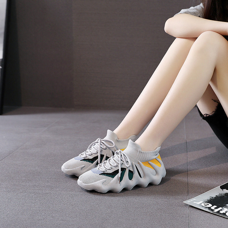 Damen Sportliche High-Top Sneakers mit innovativem Design und atmungsaktiver Technik