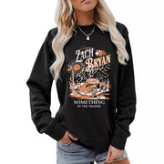 Damen Sweatshirt mit inspirierendem Vintage-Truck-Design