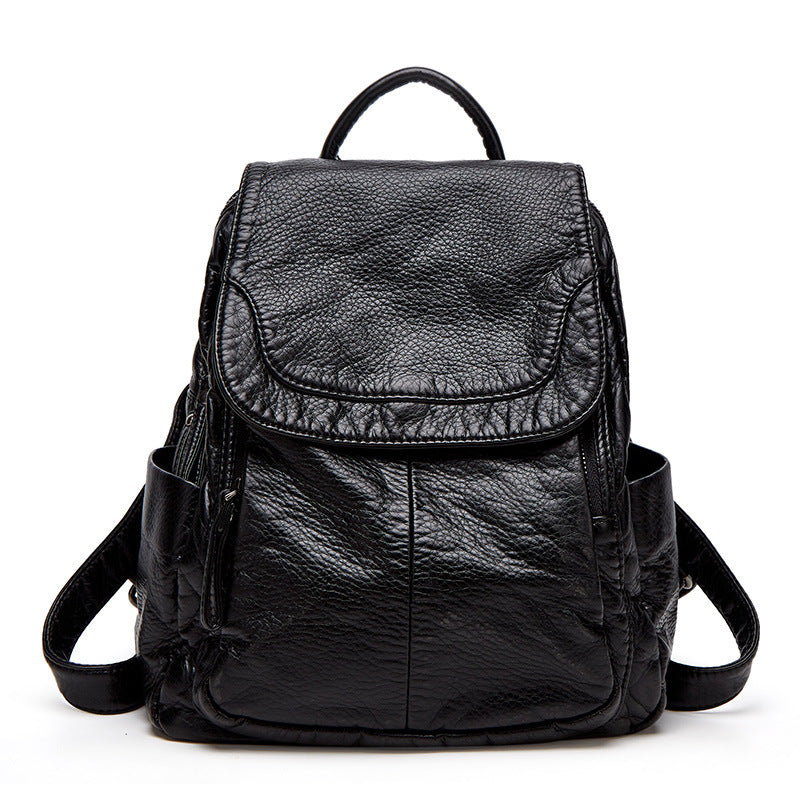 Stilvoller, weicher Lederrucksack
