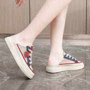 Damen Slip-On Sneakers mit luftdurchlässigem Obermaterial und flexibel rutschfester Sohle