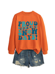 Damen Sweatshirt mit kreativem Aufdruck und lässigem Schnitt