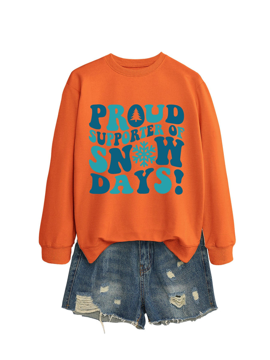 Damen Sweatshirt mit kreativem Aufdruck und lässigem Schnitt