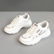 Damen modische und bequeme Sneakers mit atmungsaktiver Netzoberfläche