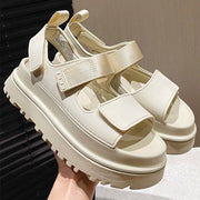 Damen Sportliche Sandalen mit ergonomischem Fußbett und rutschfester Sohle Heidi-Mode