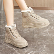 Damen High-Top Sneakers mit warmem Fleece-Futter und rutschfester Sohle